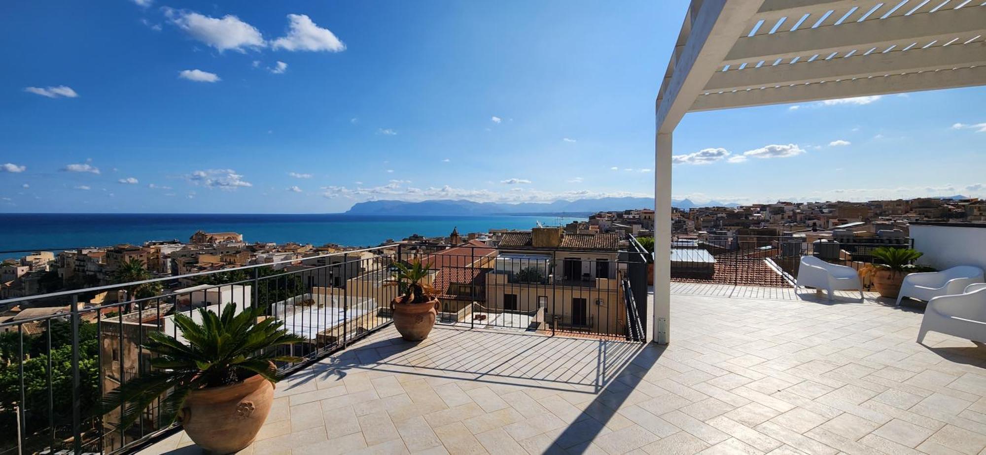 Palazzo Del Golfo Penthouse Castellammare del Golfo Exterior foto
